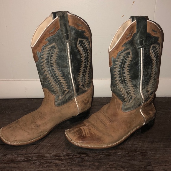 boys leather cowboy boots